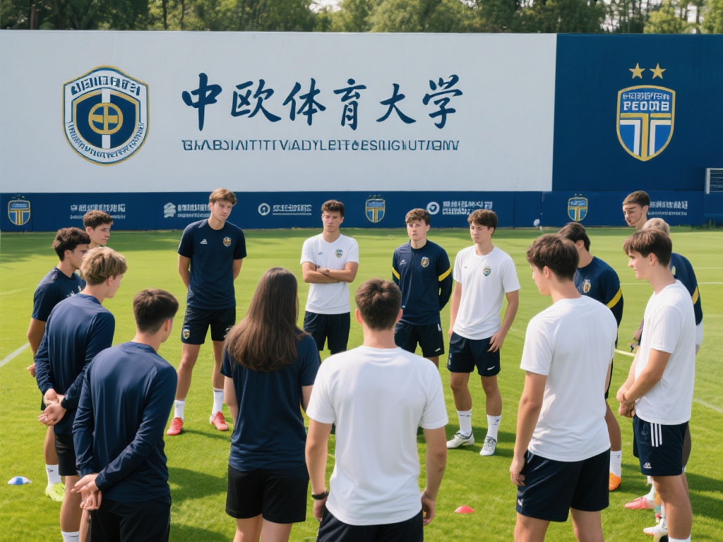 例如，学校与欧洲知名体育俱乐部合作，定期组织学生参